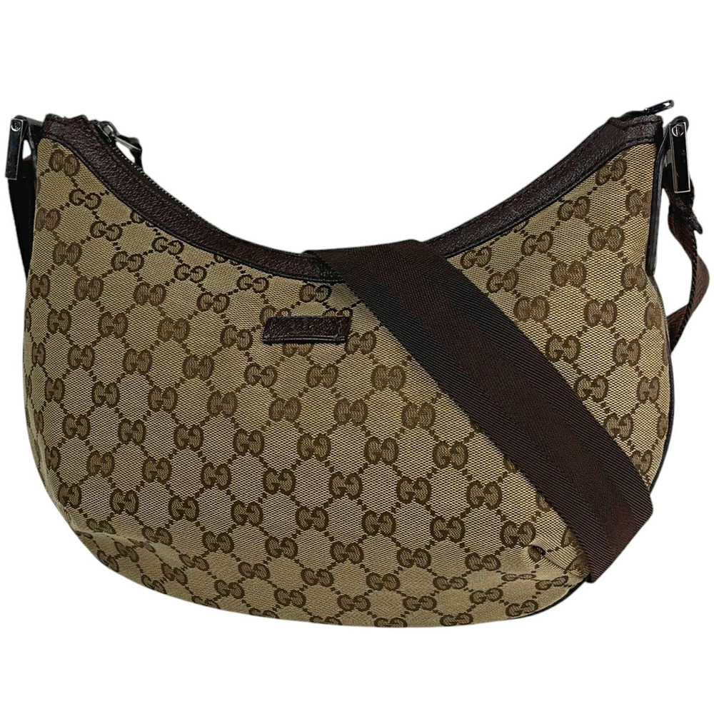 Gucci GG shoulder bag canvas brown